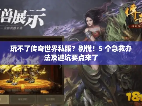 玩不了传奇世界私服?别慌!5 个急救办法及避坑要点来了 玩不了传奇世界私服?别慌!5 个急救办法及避坑要点来了