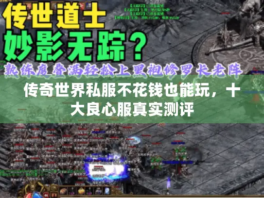 传奇世界私服不花钱也能玩，十大良心服真实测评