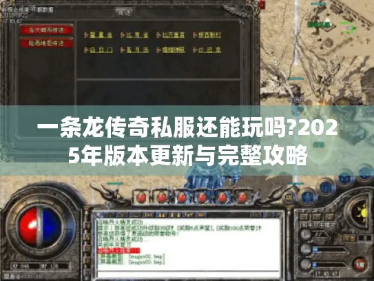 一条龙传奇私服还能玩吗?2025年版本更新与完整攻略