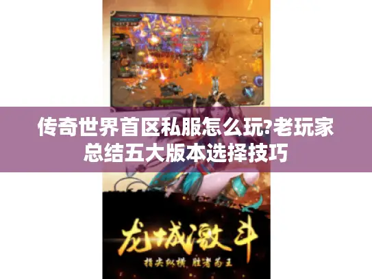 传奇世界首区私服怎么玩?老玩家总结五大版本选择技巧 传奇世界首区私服怎么玩?老玩家总结五大版本选择技巧