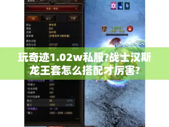玩奇迹1.02w私服?战士汉斯龙王套怎么搭配才厉害?