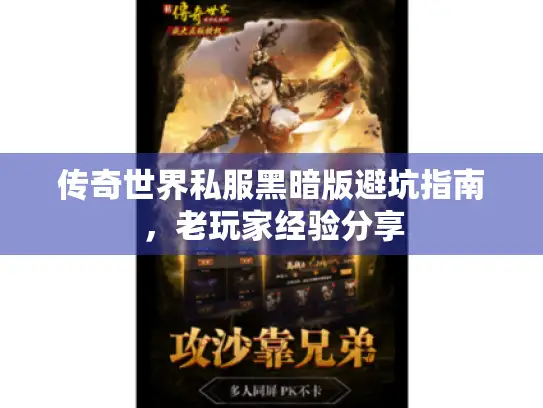 传奇世界私服黑暗版避坑指南，老玩家经验分享