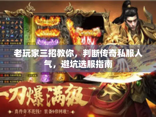 老玩家三招教你，判断传奇私服人气，避坑选服指南