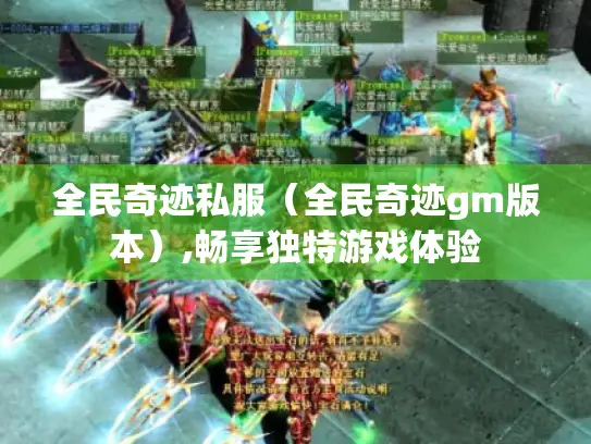 全民奇迹私服（全民奇迹gm版本）,畅享独特游戏体验