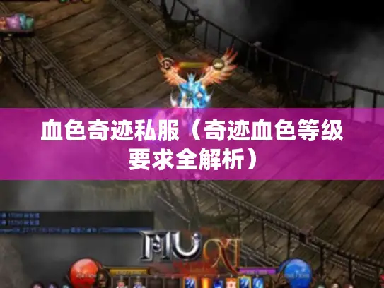 血色奇迹私服（奇迹血色等级要求全解析）