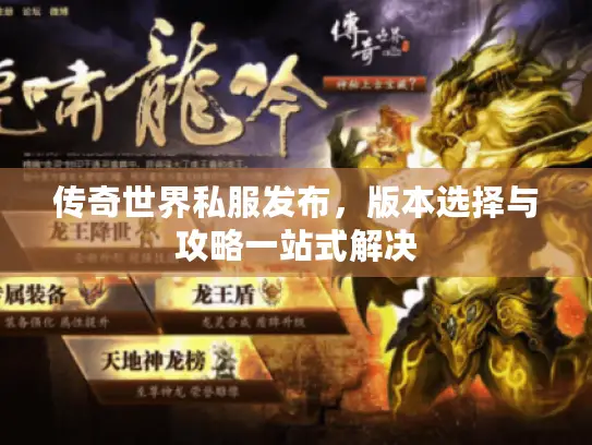 传奇世界私服发布,版本选择与攻略一站式解决 传奇世界私服发布,版本选择与攻略一站式解决