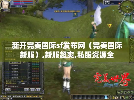 新开完美国际sf发布网（完美国际新服）,新服超爽,私服资源全