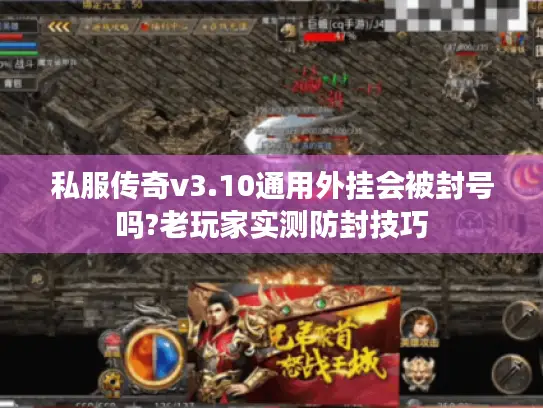 私服传奇v3.10通用外挂会被封号吗?老玩家实测防封技巧