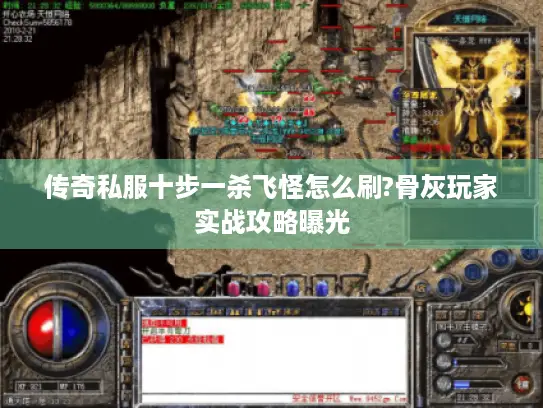 传奇私服十步一杀飞怪怎么刷?骨灰玩家实战攻略曝光