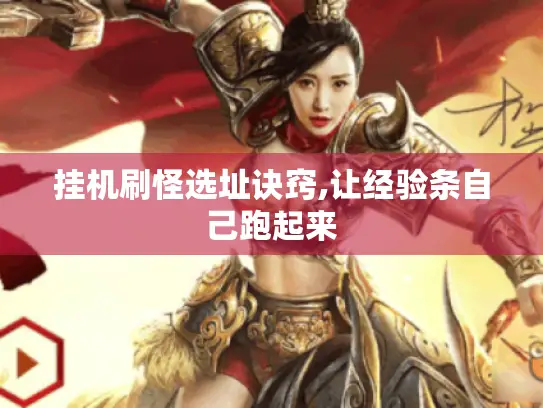 挂机刷怪选址诀窍,让经验条自己跑起来 挂机刷怪选址诀窍,让经验条自己跑起来