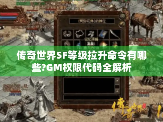 传奇世界SF等级拉升命令有哪些?GM权限代码全解析