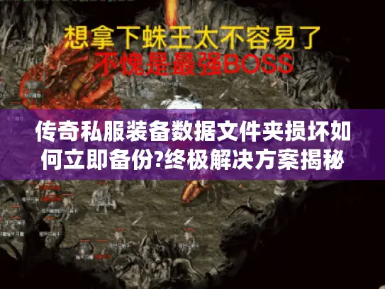 传奇私服装备数据文件夹损坏如何立即备份?终极解决方案揭秘