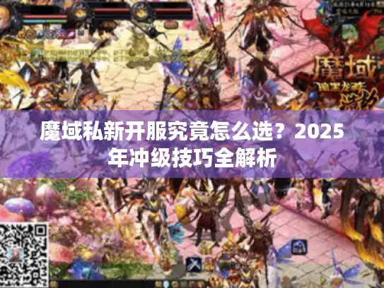 魔域私新开服究竟怎么选？2025年冲级技巧全解析