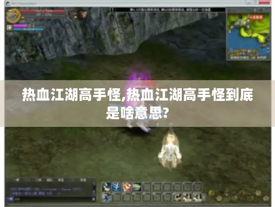 热血江湖高手怪,热血江湖高手怪到底是啥意思?