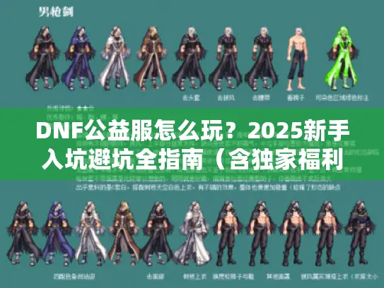 DNF公益服怎么玩？2025新手入坑避坑全指南（含独家福利）