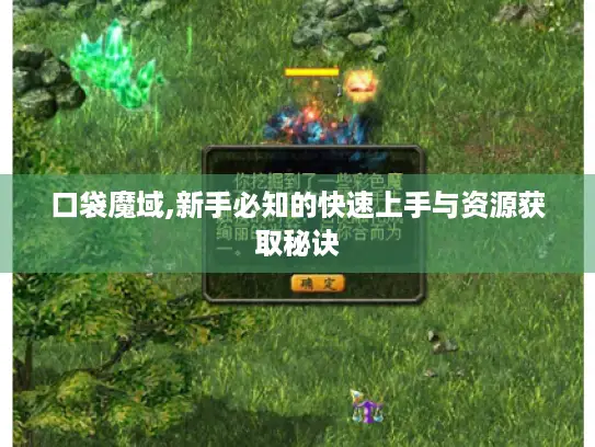 口袋魔域,新手必知的快速上手与资源获取秘诀 口袋魔域,新手必知的快速上手与资源获取秘诀