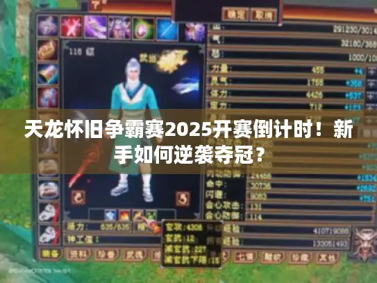 天龙怀旧争霸赛2025开赛倒计时！新手如何逆袭夺冠？