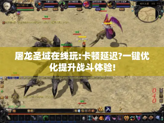 屠龙圣域在线玩:卡顿延迟?一键优化提升战斗体验!