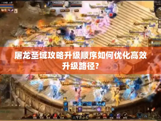 屠龙圣域攻略升级顺序如何优化高效升级路径?
