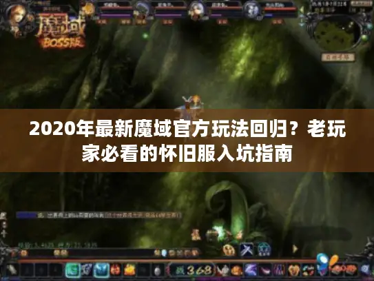 2020年最新魔域官方玩法回归？老玩家必看的怀旧服入坑指南