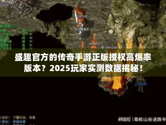 盛趣官方的传奇手游正版授权高爆率版本?2025玩家实测数据揭秘! 盛趣官方的传奇手游正版授权高爆率版本?2025玩家实测数据揭秘!