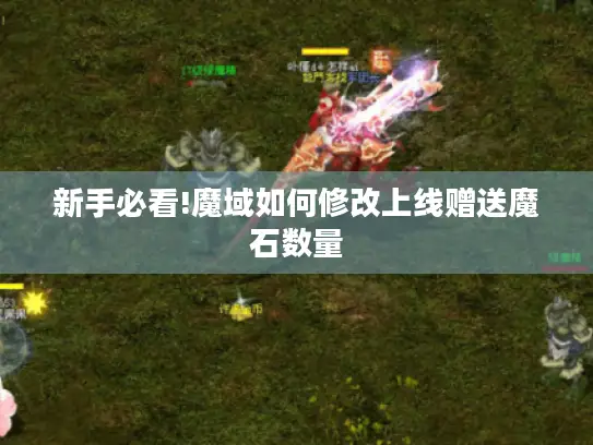 新手必看!魔域如何修改上线赠送魔石数量
