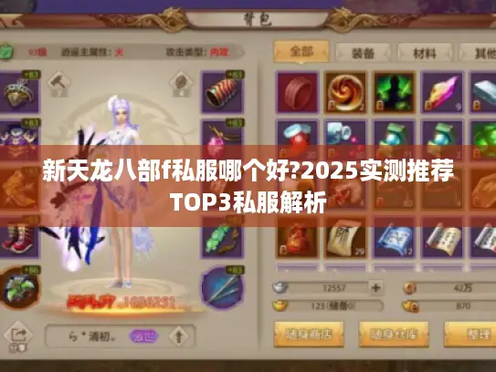 新天龙八部f私服哪个好?2025实测推荐TOP3私服解析