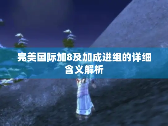 完美国际加8及加成进组的详细含义解析